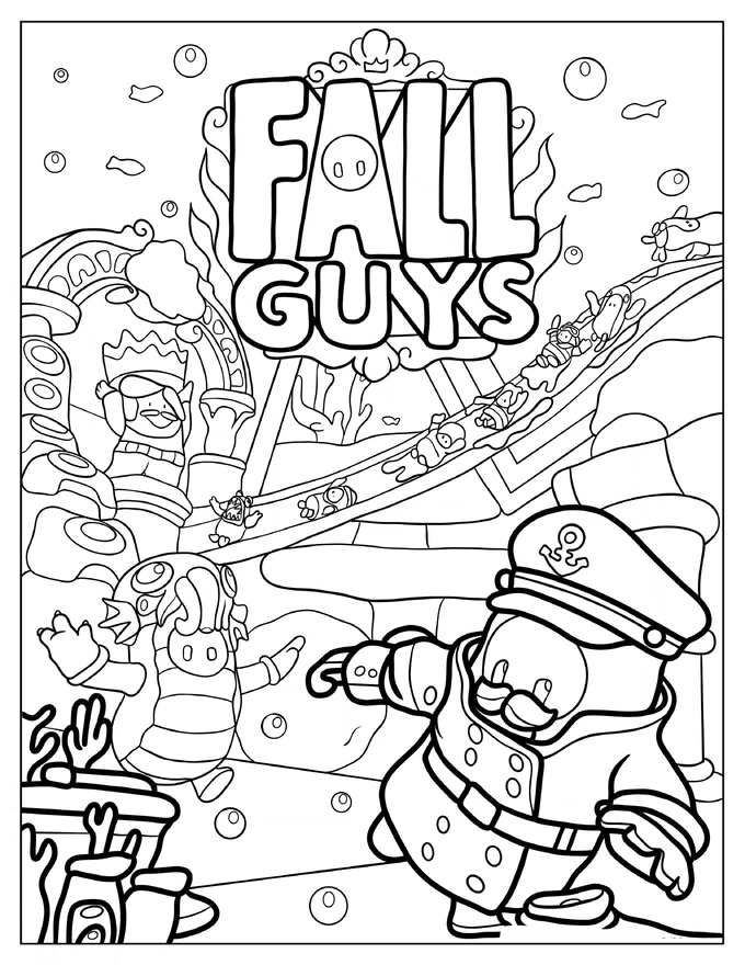 Fall Guys Ultimate Knockout Poster