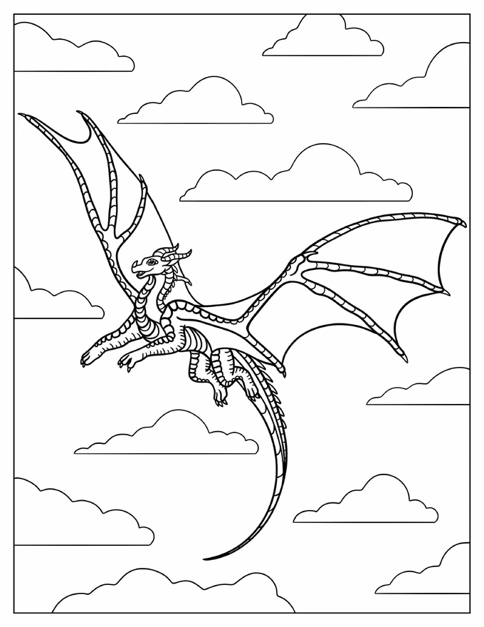 Wings Of Fire Peril Coloring Sheet