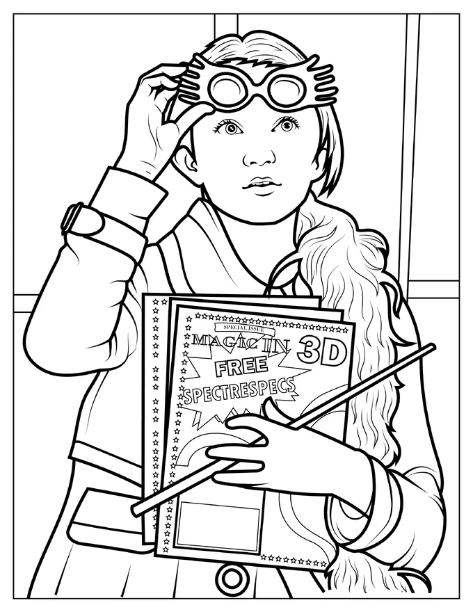 Coloring Page Of Luna Lovegood