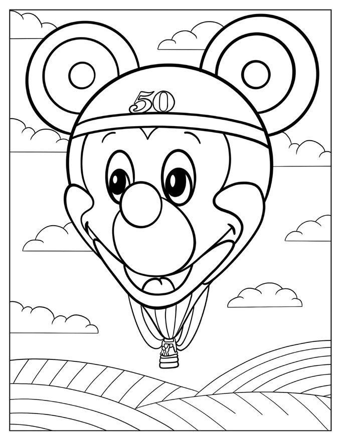 Disney Mickey Mouse Hot Air Balloon