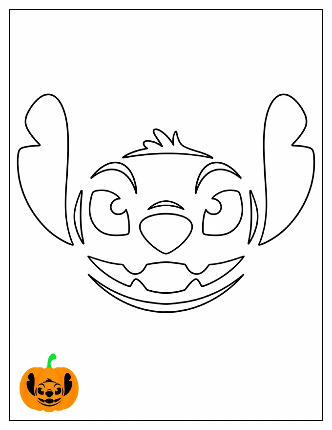 Cute Stitch Printable Template