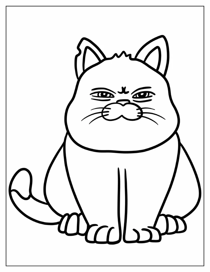 Easy Machiavelli Outline Coloring Page For Preschoolers