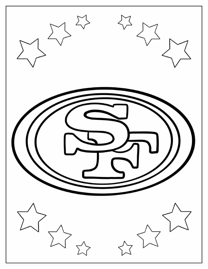 San Francisco 49ers To Color