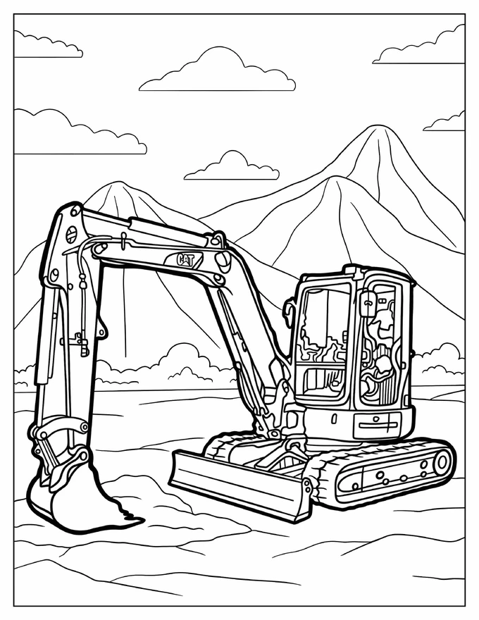 Mini Caterpillar Excavator