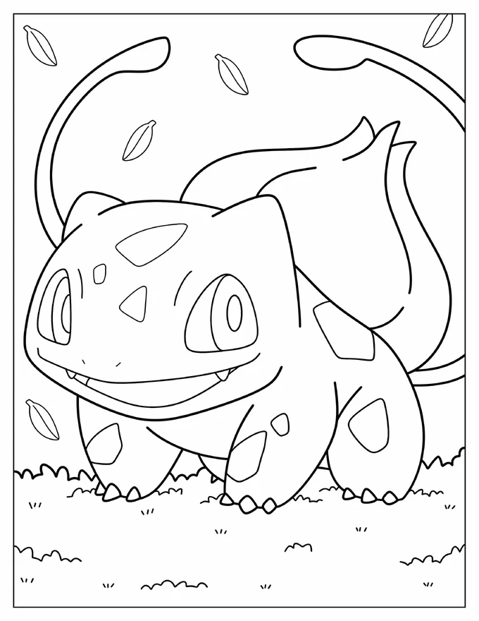 Bulbasaur Pokemon To Color