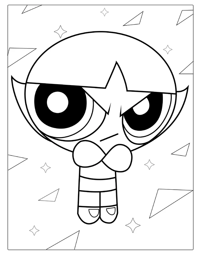 Buttercup Coloring Page For Kids