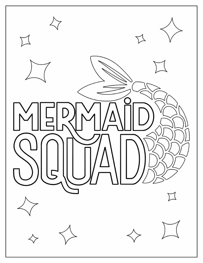 Mermaid Squad Logo