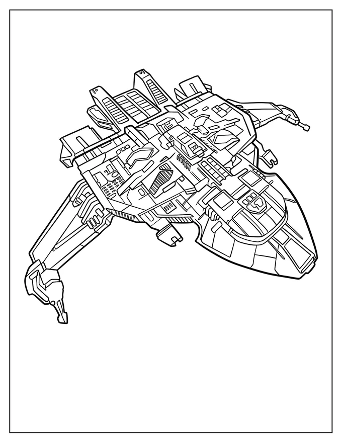 Detailed Maquis Raider Starship