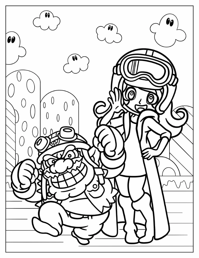 Wario And Mona In Diamond City